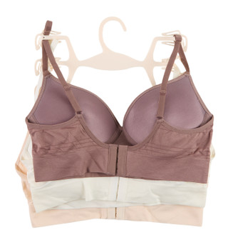 Thumbnail 2: REBECCA MINKOFF Women's 3 Pk Wireless Wide Band Bras 