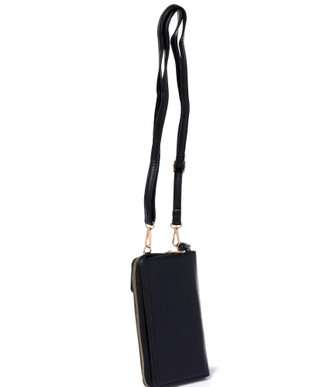 Thumbnail 2: DS Fashion Faux Leather Wallet On A String with Tech Window 