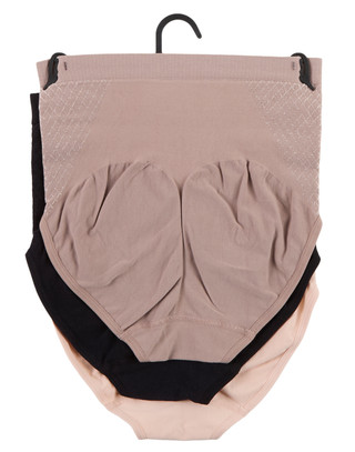 Thumbnail 2: Marilyn Monroe Women's 3 Pk Seamless Shapewear Briefs  