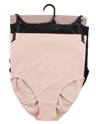 Thumbnail 1: Marilyn Monroe Women's 3 Pk Seamless Shapewear Briefs  