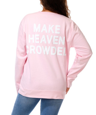 Thumbnail 1: Inspired Culture Juniors Inspirational Cross Graphic Crew Neck Sweater 