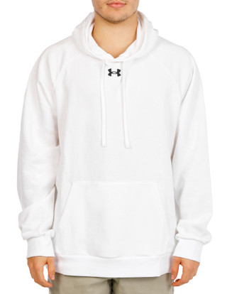 Thumbnail 1: Under Armour Big Men's Kangaroo Pocket Logo Hooded Sweatshirt 