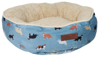 Thumbnail 1: Laura Ashley 18x18x7 Cat Pet Bed  
