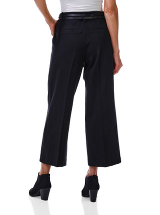 Thumbnail 2: Nanette Lepore Women's Wide Leg Cropped Trousers with Belt  