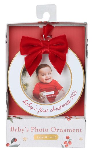 Thumbnail 1: Pearhead Baby's First Christmas Photo Ornament 