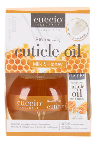 Thumbnail 1: Cuccio 2 Pc Milk & Honey Cuticle Oil Eyedropper & Rollerball Set  