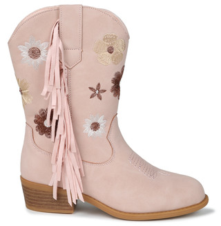 Thumbnail 2: Laundry Girl Youth Girls Floral Embroidered Tassel Boots 