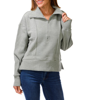 Thumbnail 1: Thread & Supply Women's Recreation 1/2 Zip Jacket 