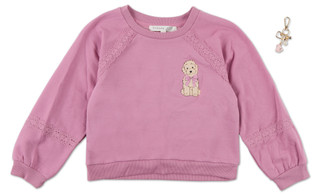 Thumbnail 1: Btween Girls 2 Pc Sweatshirt & Keychain Set  
