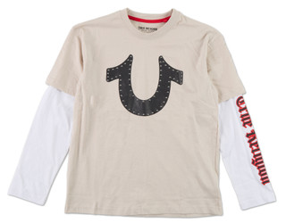 Thumbnail 1: True Religion Big Boys Long Sleeve Graphic Tee 