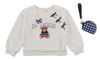 Thumbnail 1: Btween Girls 2 Pc Sweater And Pouch Set  