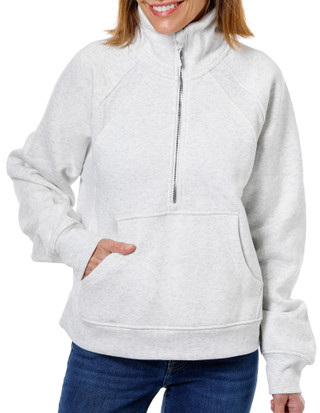 Thumbnail 1: Jockey Women's 1/2 Zip Kangaroo Pocket Long Sleeve Top 