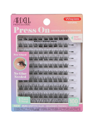 Thumbnail 1: Ardell 100 Ct Press On Wispies Natural Underlash Extensions 