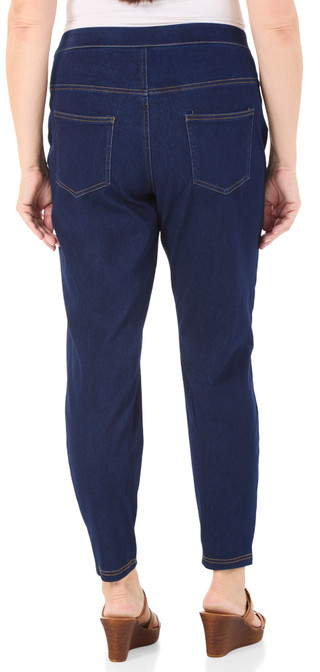 Thumbnail 2: Zac & Rachel Women's Plus Stretch Mid Rise Pull On Jeans  