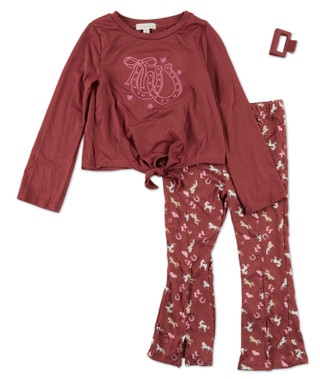 Thumbnail 1: B TWEEN Girls 3 Pc Pants Set w/ Hair Clip 