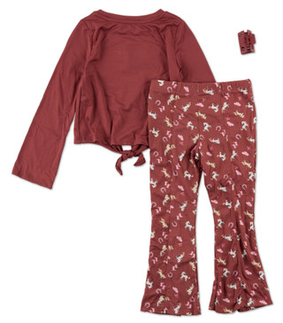Thumbnail 2: B TWEEN Girls 3 Pc Pants Set w/ Hair Clip 