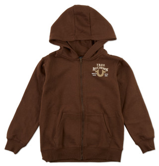 Thumbnail 1: True Religion Boys Logo Zip Front Hoodie  