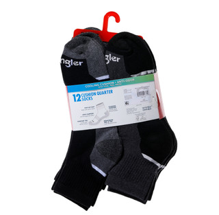 Thumbnail 2: Wrangler Men's 12 Pk Cooling Cushion Quarter Socks 