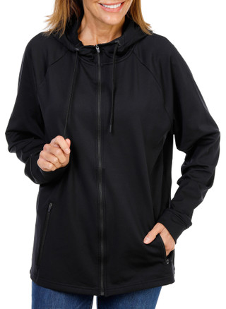 Thumbnail 1: SKORA Women's Active 2 Pocket Zip Up Hoodie 