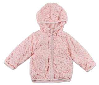 Thumbnail 1: Penelope Mack Toddler Girls Zip Front Puffer Jacket  