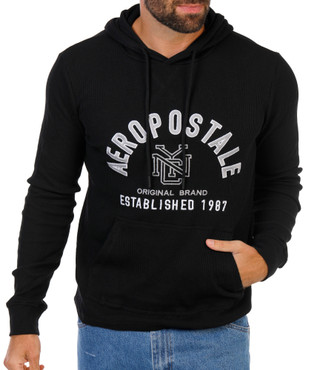 Thumbnail 1: Aeropostale Men's Embroidered Pullover Hoodie 