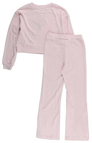 Thumbnail 2: No Comment Big Girls 2 Pc Ribbed Pants Set  