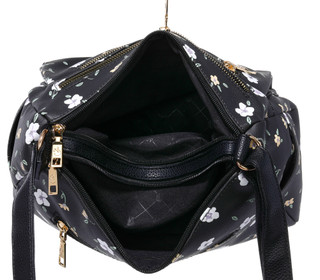 Thumbnail 2: Gloria Vanderbilt Multi Compartment Double Zipper Crossbody Satchel 