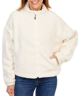 Thumbnail 1: Salt Life Women's Coastal 2 Pocket Zippered Sherpa Jacket 