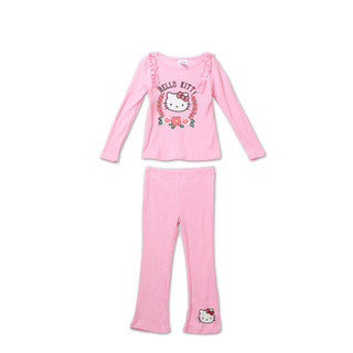 Thumbnail 1: Sanrio Little Girls 2 Pc Character Flare Pants Set 