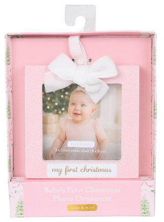 Thumbnail 1: Pearhead Baby's First Christmas Photo Ornament 