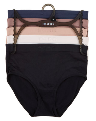 Thumbnail 1: BCBG Women's 5 Pk Seamless Brief Panties  