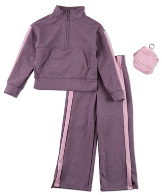 Thumbnail 1: 90 Degree Girls Active 2 Pc Pants Set  