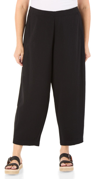 Thumbnail 1: MAX STUDIO Women's Plus Barrel Leg Trouser Pants 