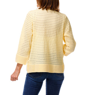 Thumbnail 2: Venini  Women's Open Front Crochet Cardigan  