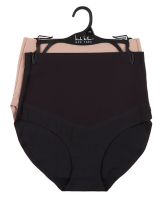 Thumbnail 1: Nicole Miller Women's 2 Pk Seamless Shapewear Briefs  