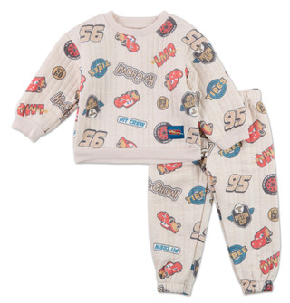 Thumbnail 1: Disney Toddler Boys 2 Pc Quilted Fleece Character Pants Set 