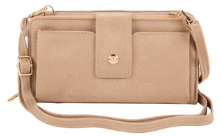 Thumbnail 1: Chic Unlimited Women's East-West Wallet w/ Secure Flap Closure & Strap  