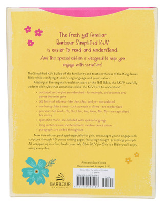 Thumbnail 2: Barbour Publishing Simplified King James Version My Bible For Girls  