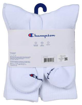 Thumbnail 2: Champion Mens 5 Pk Performance Cushion Crew Socks  