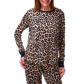 Thumbnail 4: KATE SPADE Women's 2 Pc Animal Print Pajama Pants Set 