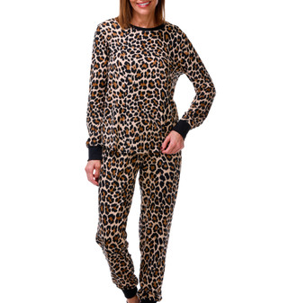 Thumbnail 1: KATE SPADE Women's 2 Pc Animal Print Pajama Pants Set 