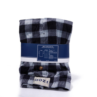 Thumbnail 2: IZOD Men's 2 Pc Super Soft Jersey Crew & Fleece Pants Sleep Set 