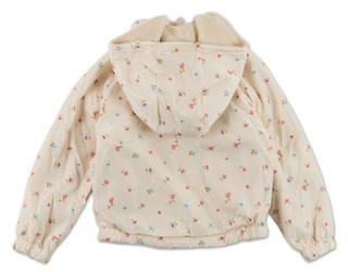 Thumbnail 2: MADDIE & MICHELLE Toddler Girls 4 Pocket Zip Up Hooded Reversible Jacket 