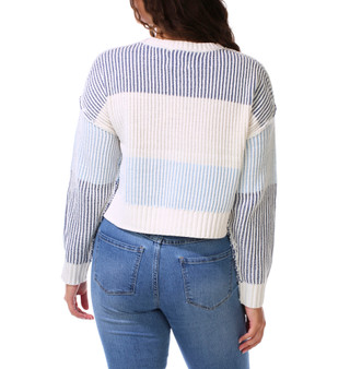 Thumbnail 2: No Comment Juniors Pullover Crop Sweater 