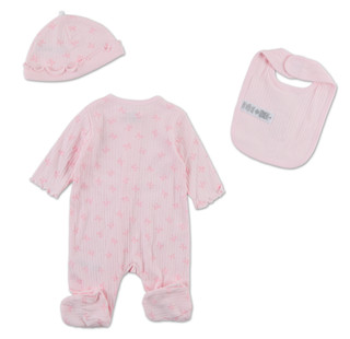 Thumbnail 2: Little Me Baby Girls 3 Pc Footie Set 