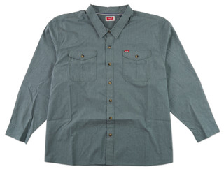 Thumbnail 1: Wrangler Big Men's Long Sleeve Button Down Utility Shirt 