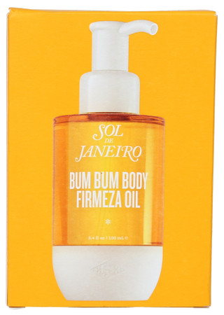 Thumbnail 1: Sol de Janiero 3.4 oz Bum Bum Body Firmeza Oil in Pump Glass Bottle 