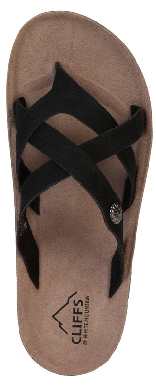 Thumbnail 7: White Mountain Women's Crossband Comfort Slides  