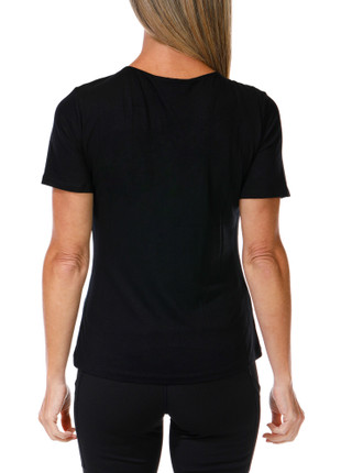 Thumbnail 2: Catherine Malandrino Women's Solid Short Sleeve Top  