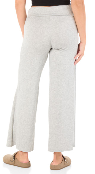 Thumbnail 2: ShoSho Juniors Active High Rise Fold Over Wide Leg Pants  
